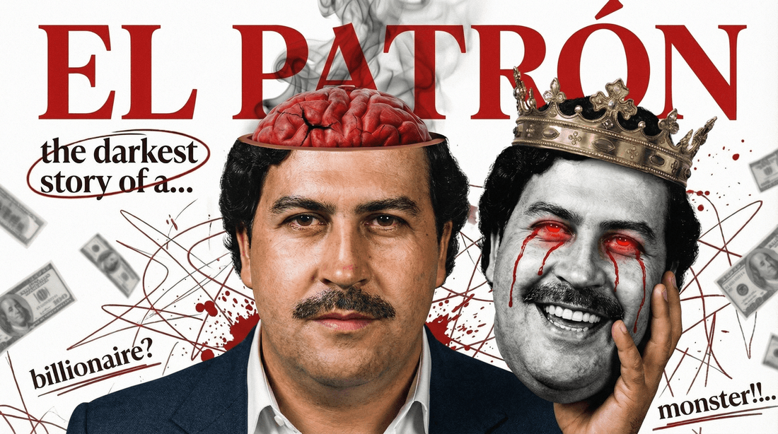 True-crime thumbnail — El Patrón